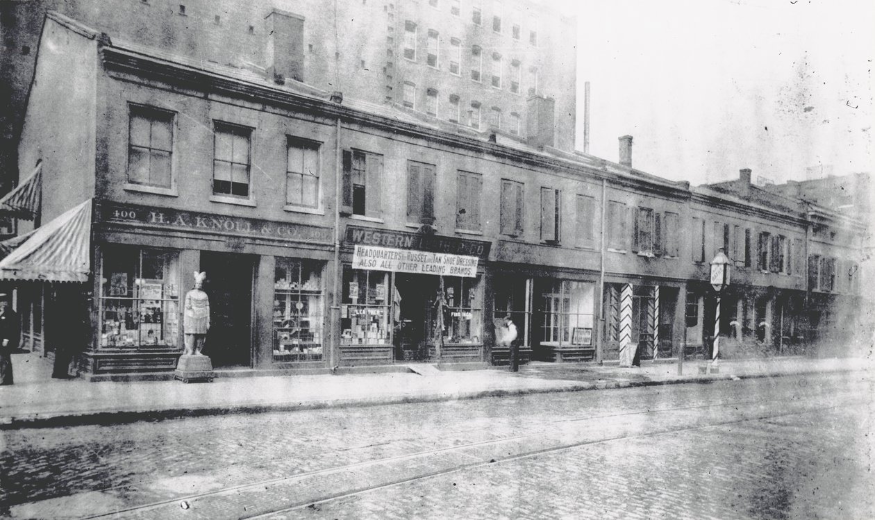 Angolo sud-ovest di Morgan (Delmar) e Fourth Streets da Unknown