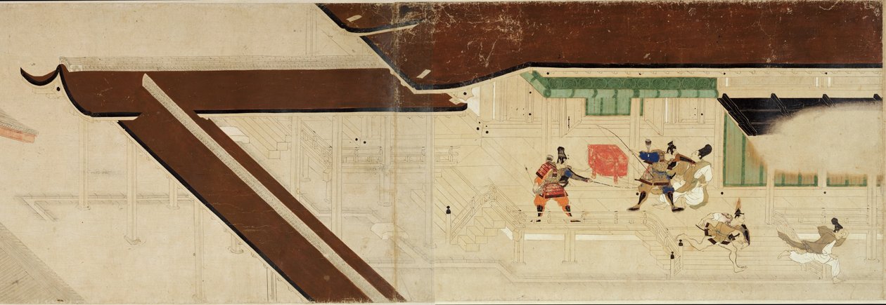 Racconto illustrato della Guerra Civile di Heiji (Rotolo della Visita Imperiale a Rokuhara) da Unknown