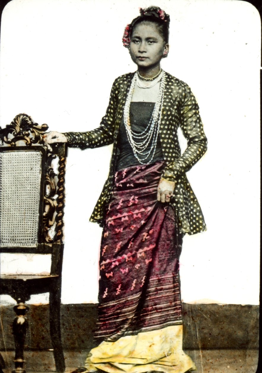 Donna birmana, c.1880 da Unknown