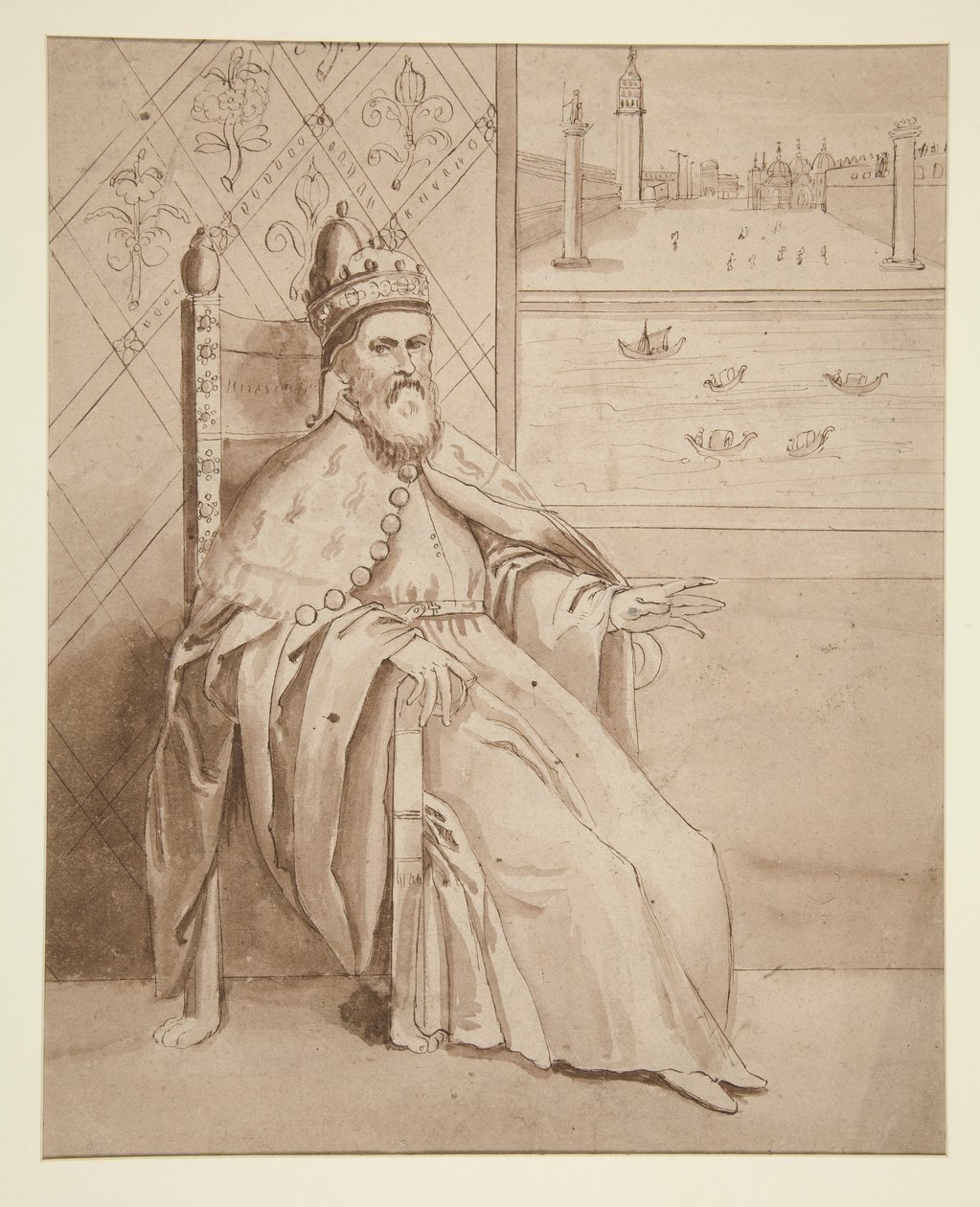 Un doge veneziano da Unknown