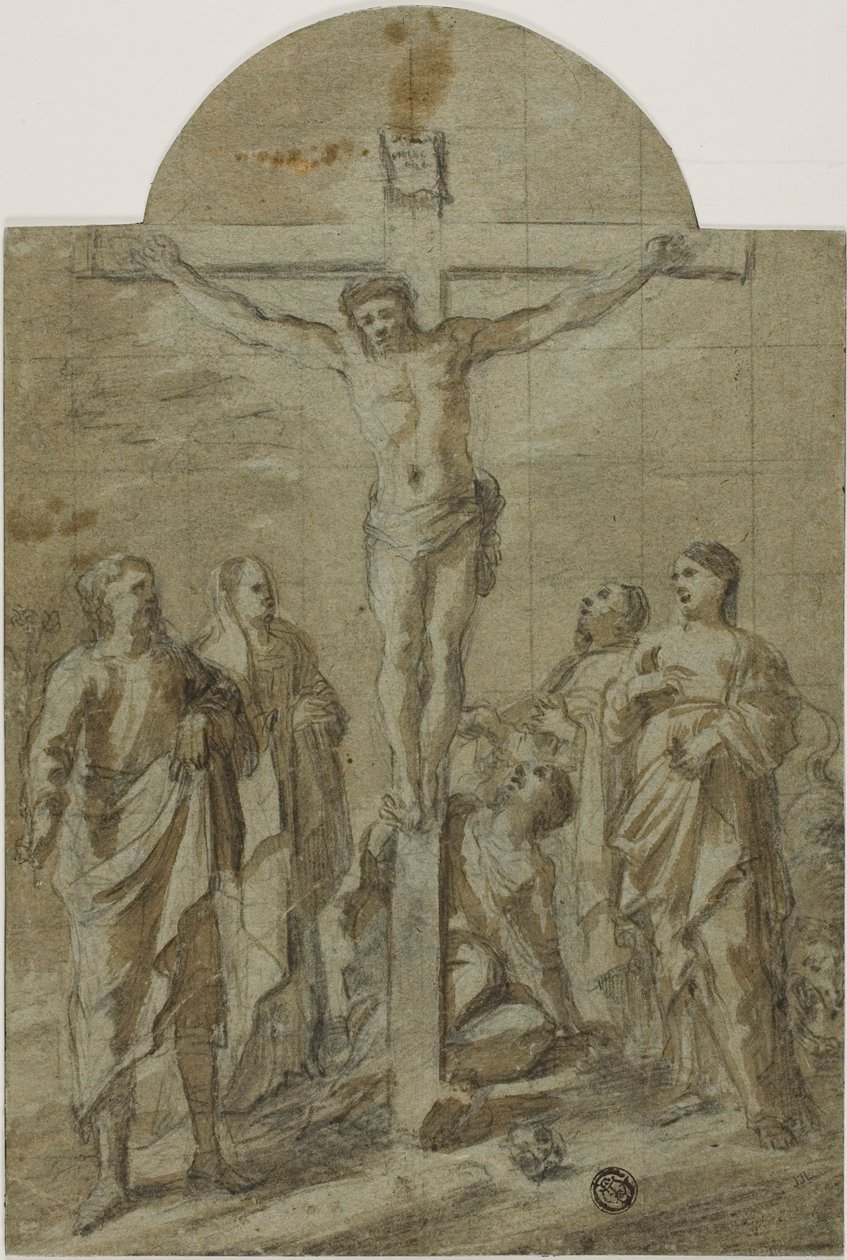 Crocifissione con santi da Unknown