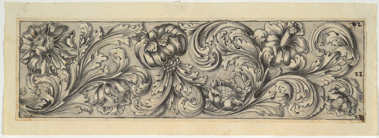 Ornamento a fregio da Unknown