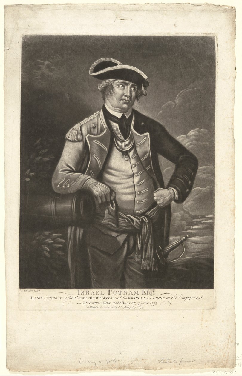 Israel Putnam, Esq. da Unknown
