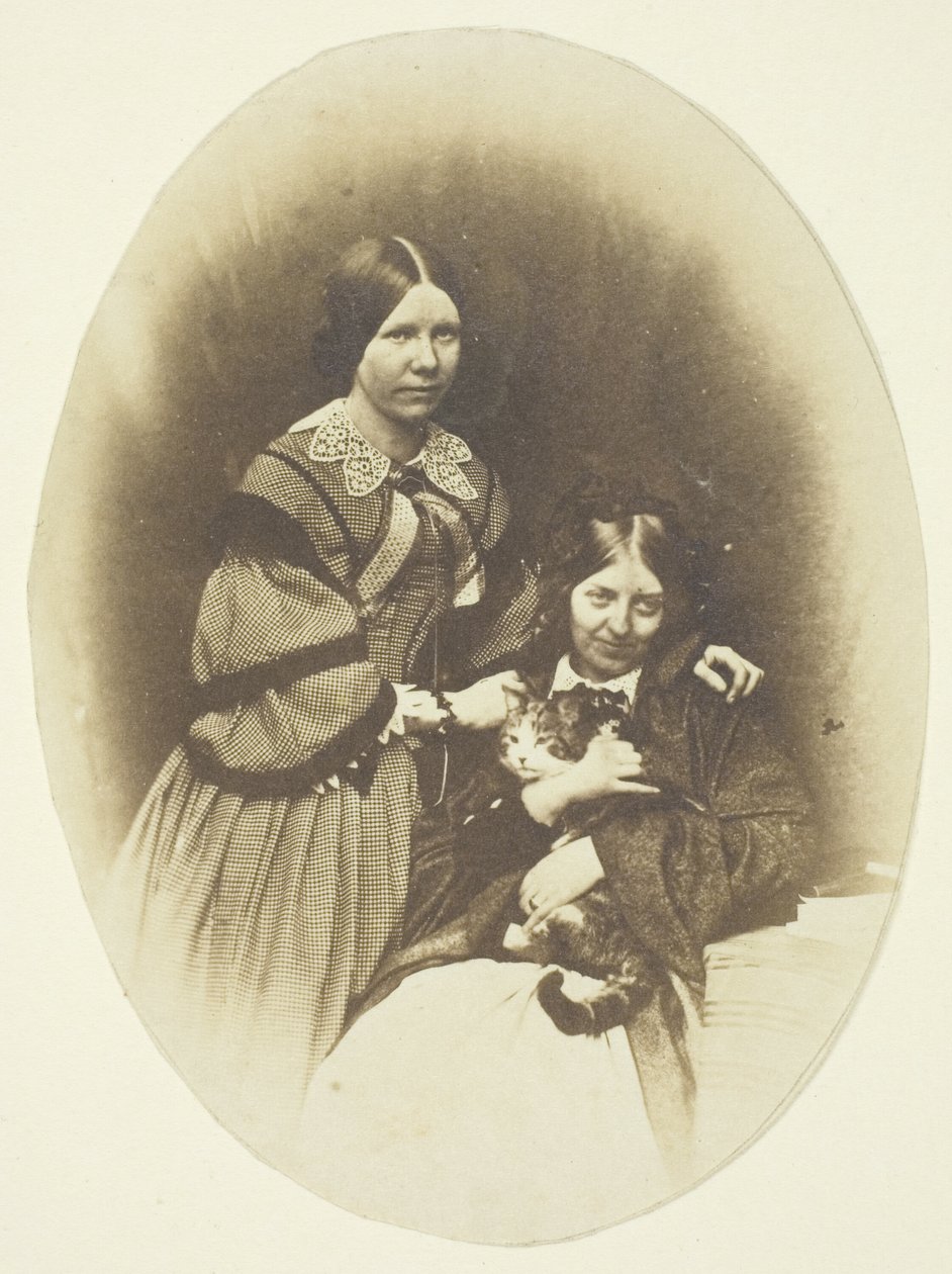 Signora Craik con gatto da Unknown