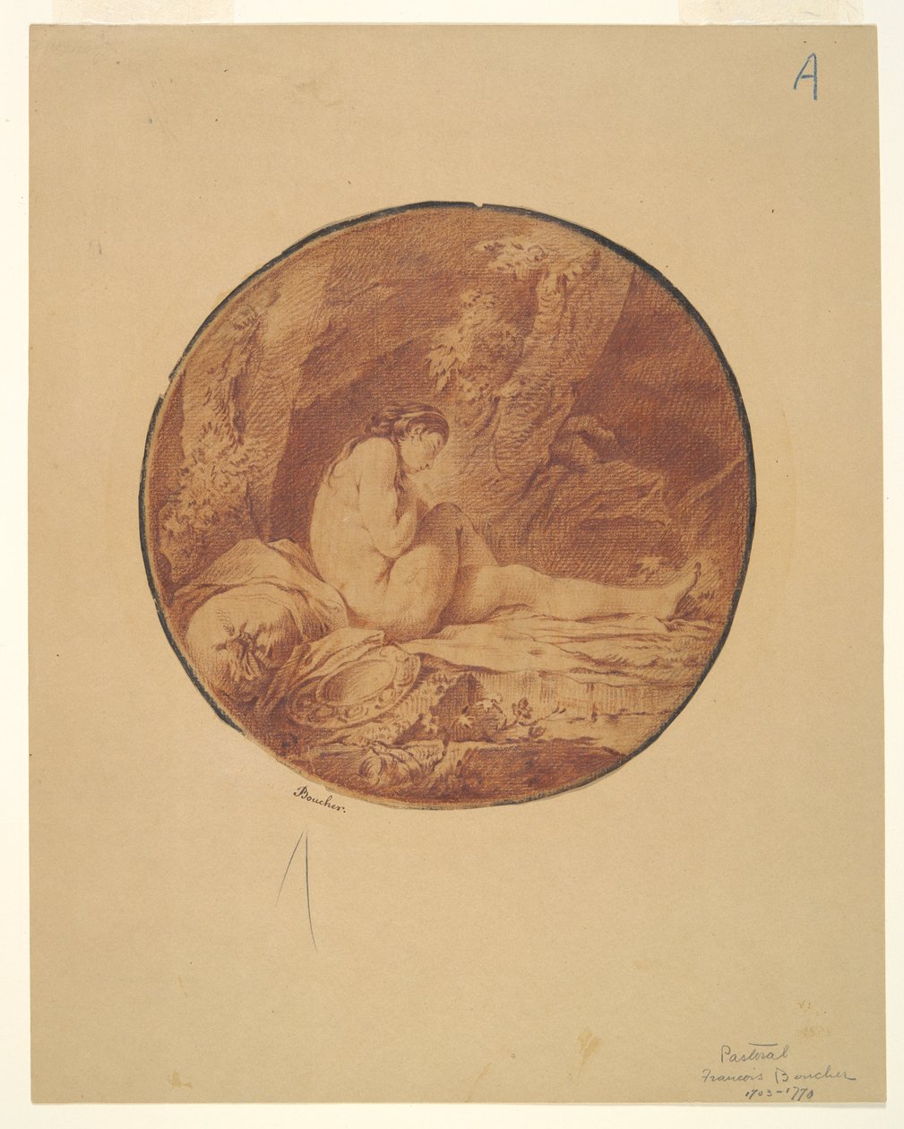 Figura nuda (Pastorale) da Unknown