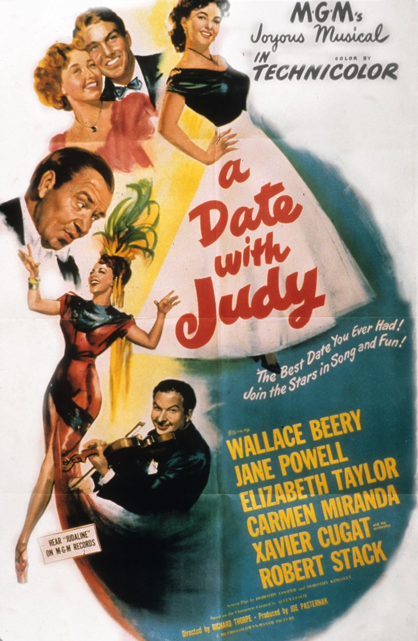 Poster per A Date with Judy, 1948 da Unknown