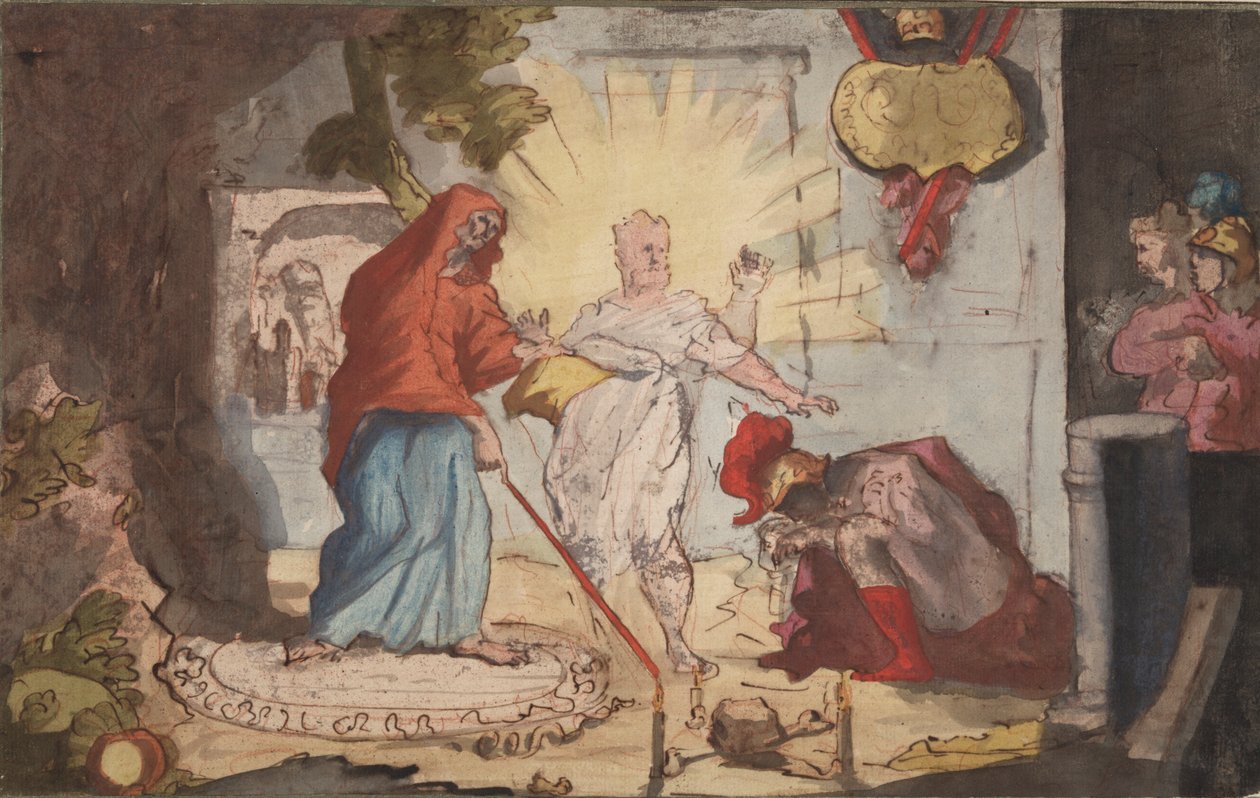 Saul e la strega di Endor da Unknown