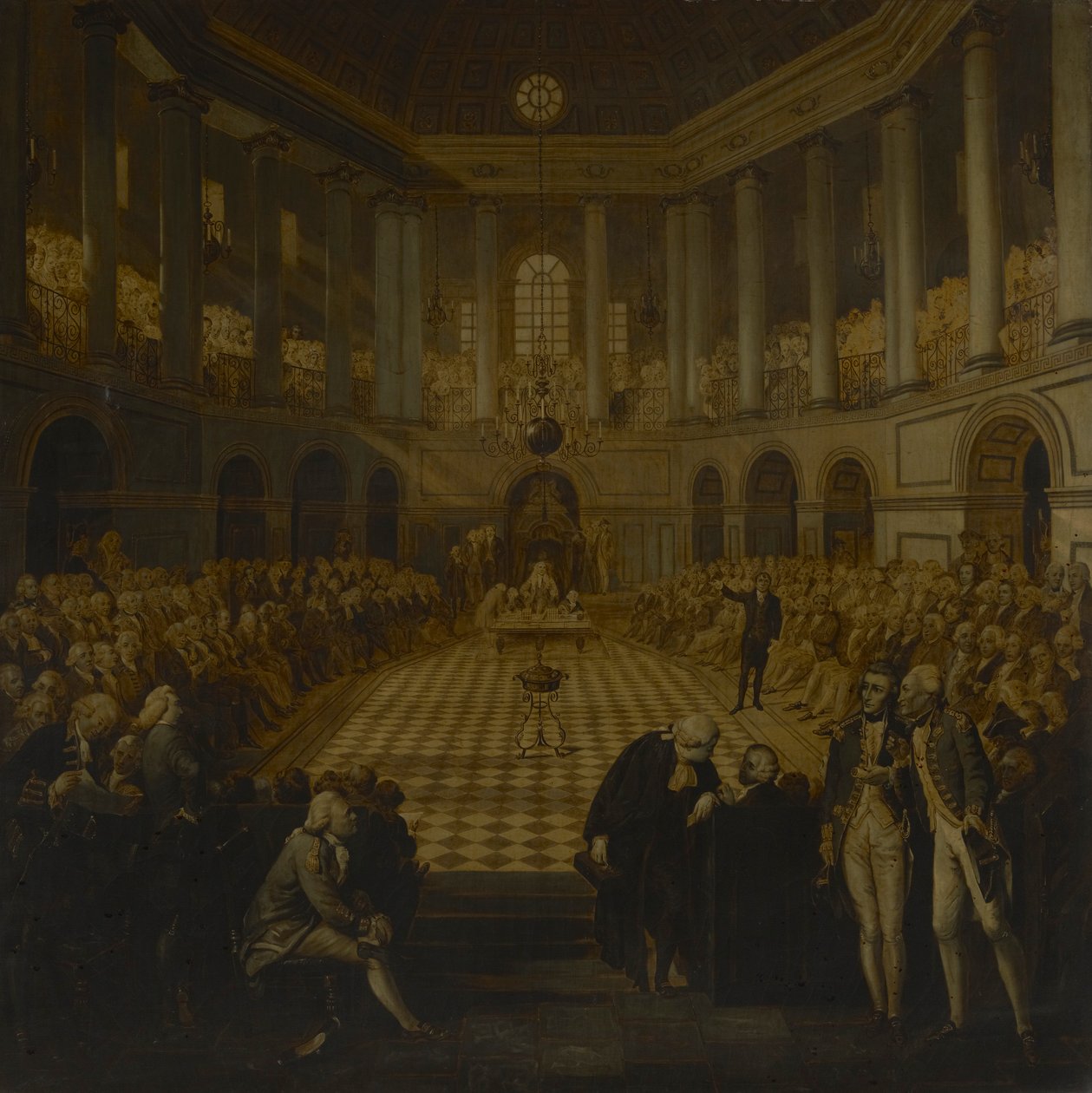 Il Parlamento irlandese da Unknown