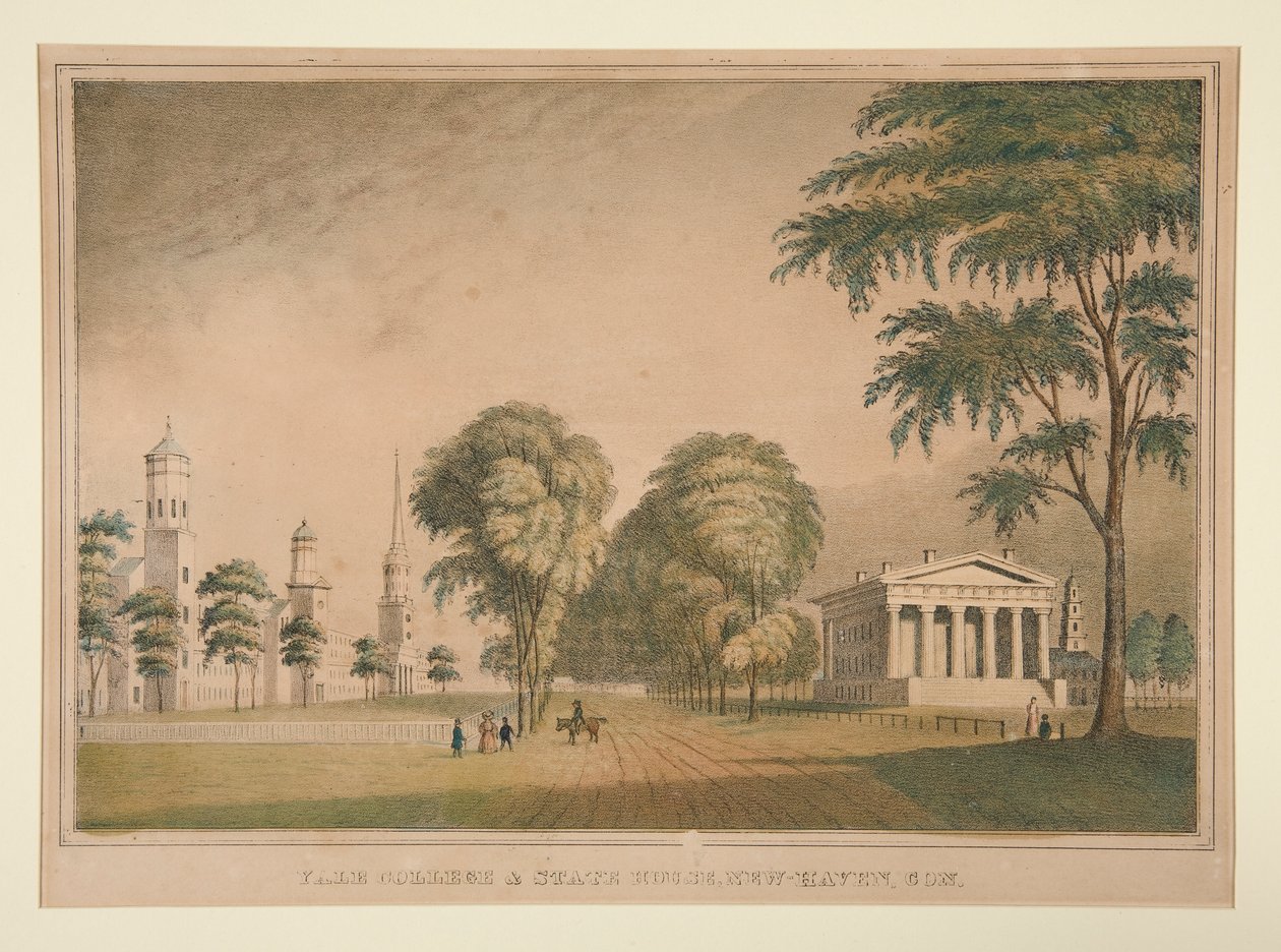 Yale College e State House, New Haven, Con. da Unknown