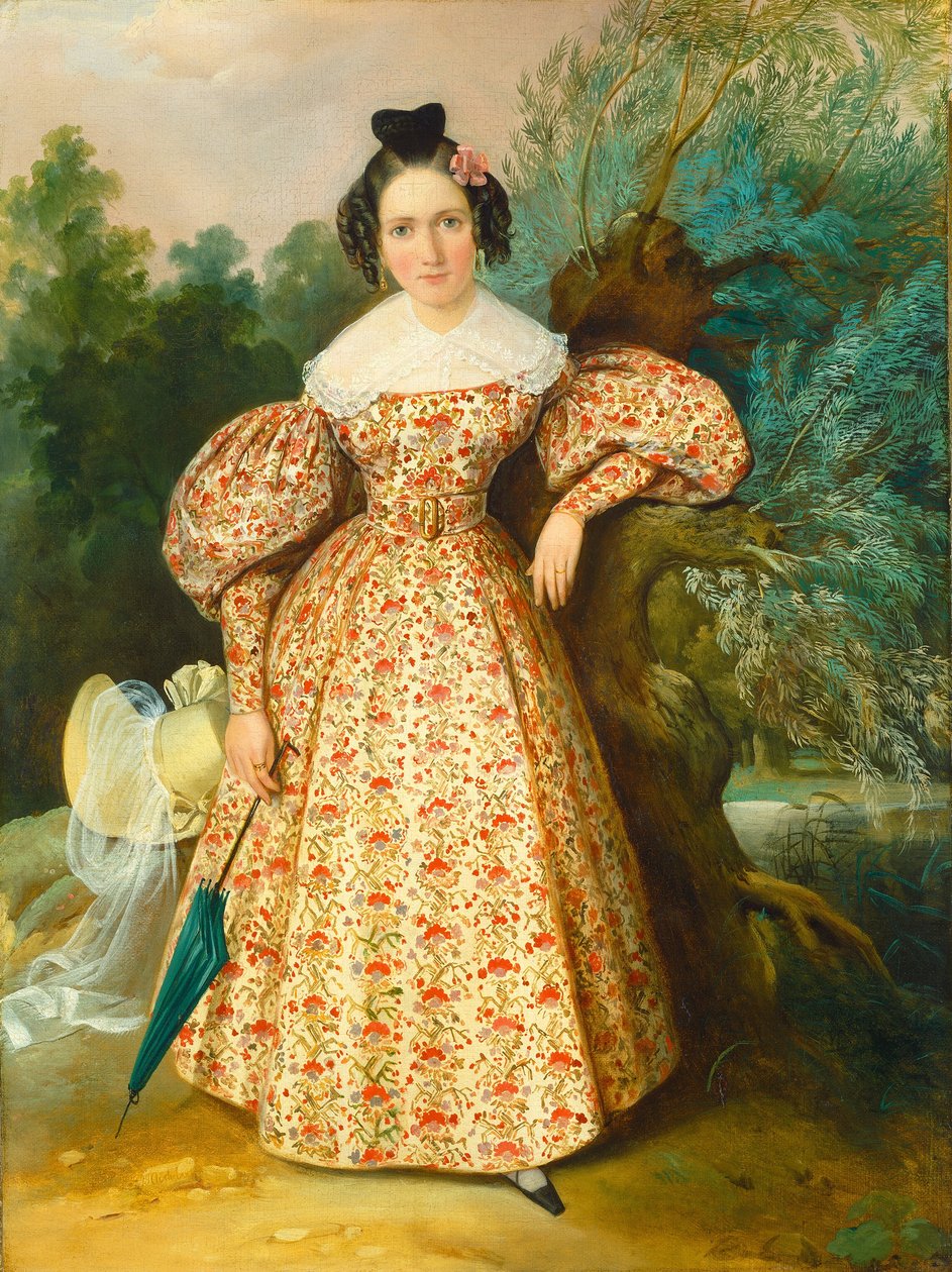 Ritratto di una Giovane Donna da Unknown 19th Century