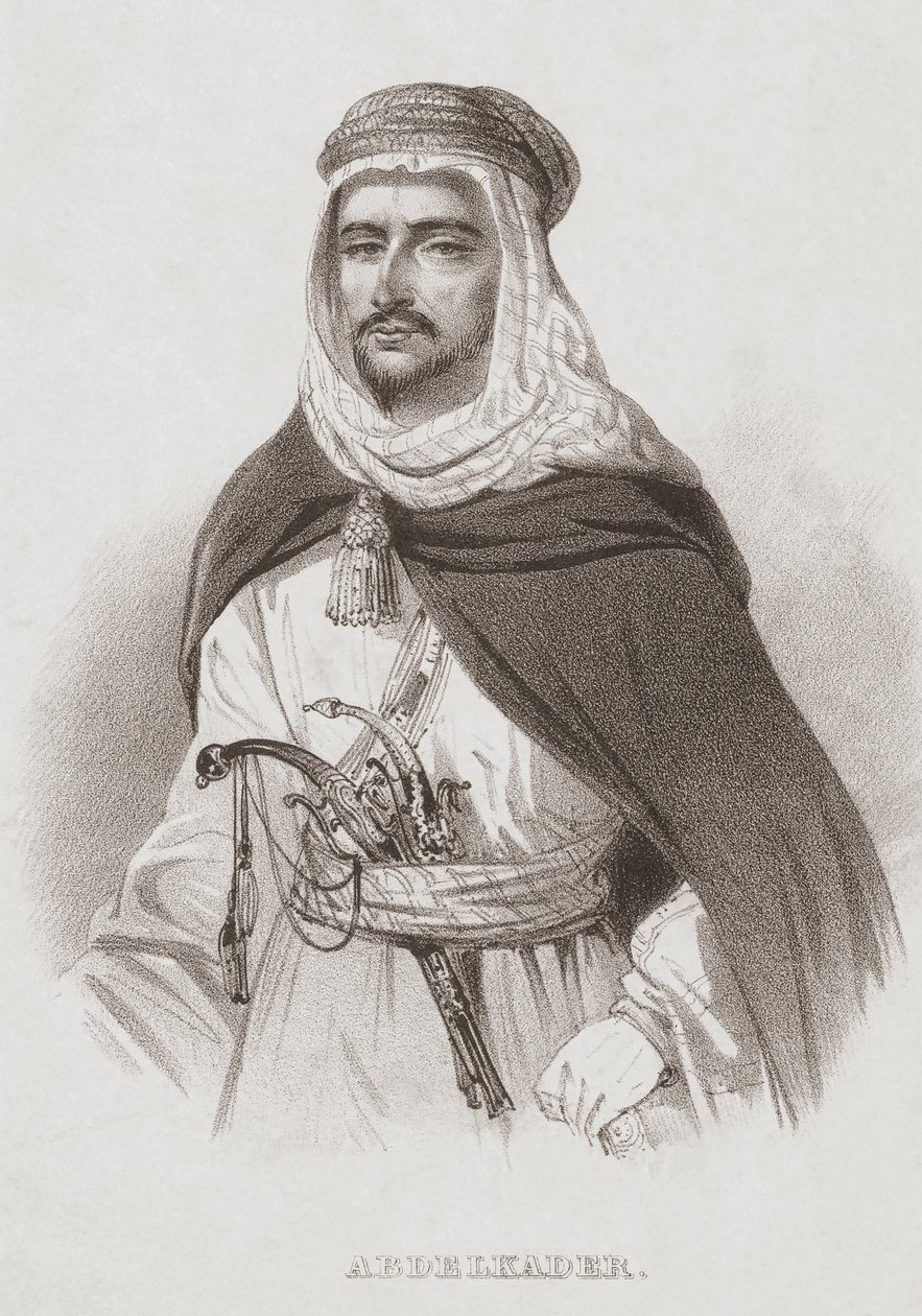 Abdelkader ibn Muhieddine. da Unknown artist
