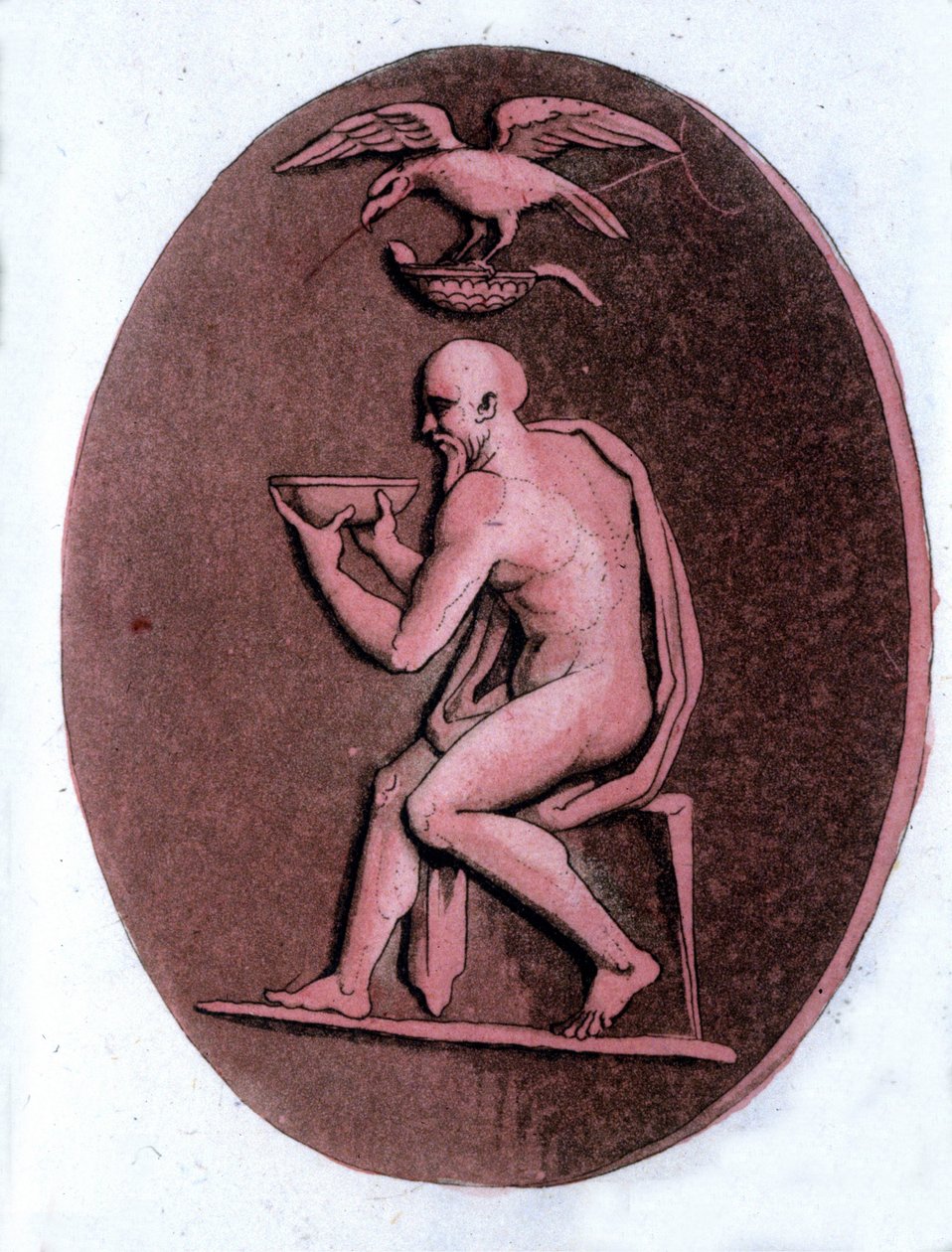 Eschilo (ca. 525-456 a.C.), poeta tragico greco da Unknown artist