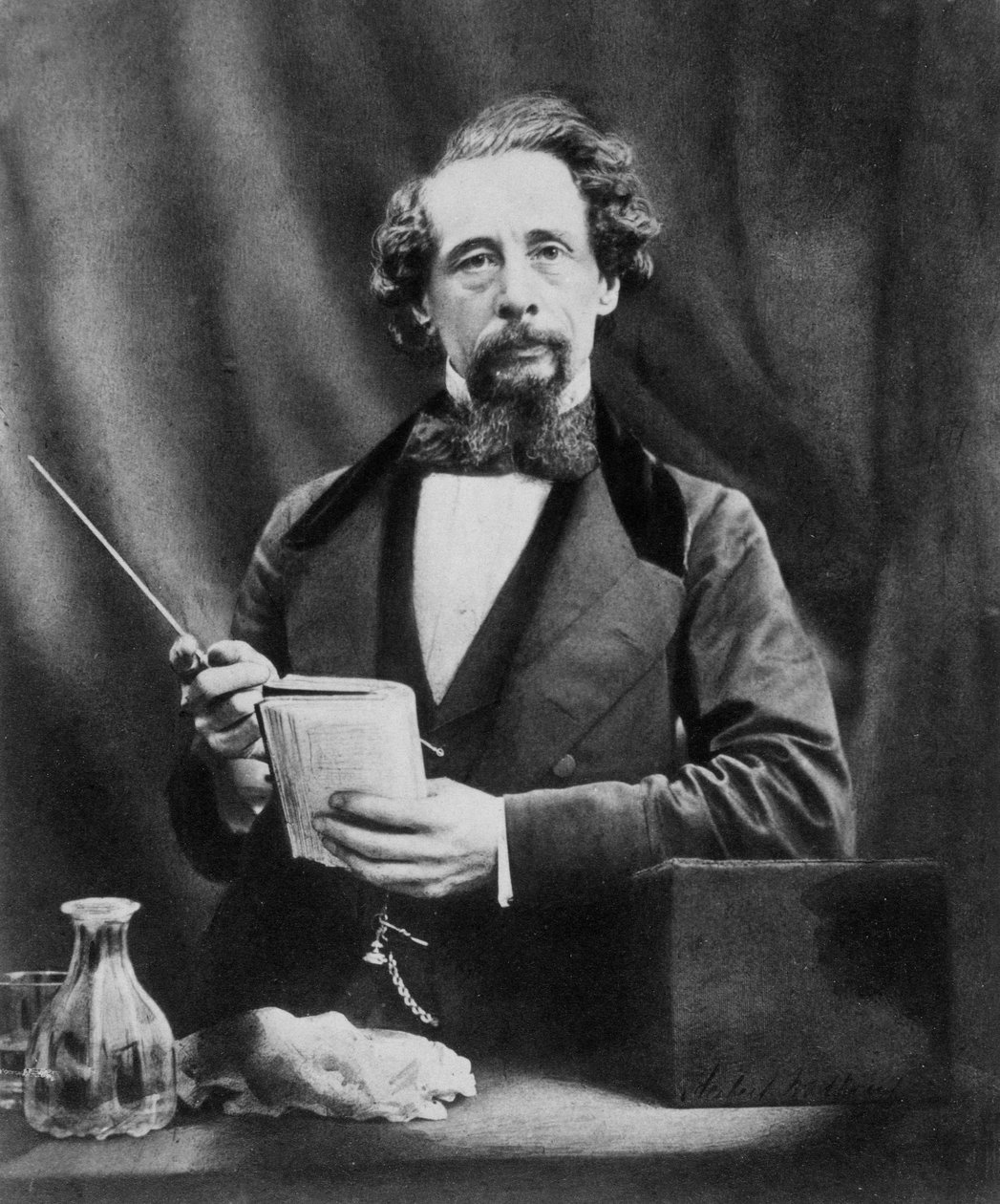Charles Dickens (1812-1870) romanziere inglese da Unknown artist