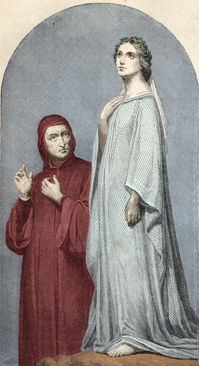 Dante e Beatrice da Unknown artist