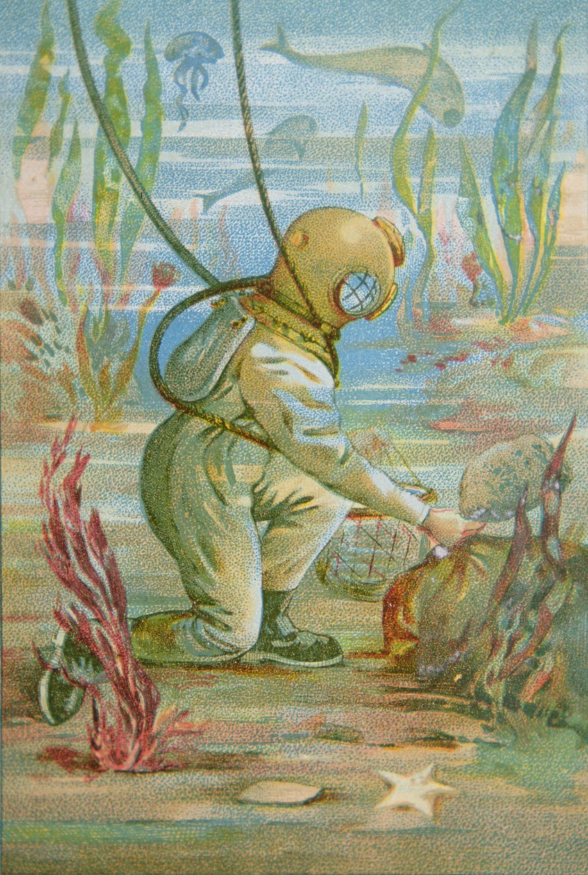 Sommozzatore, c.1890 da Unknown artist