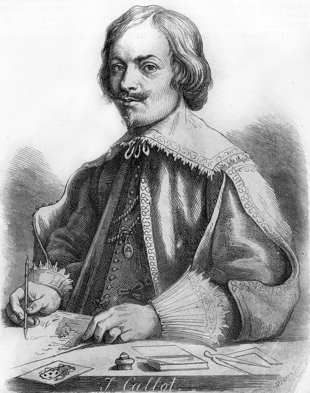 Jacques Callot, disegnatore e incisore francese (Nancy) da Unknown artist