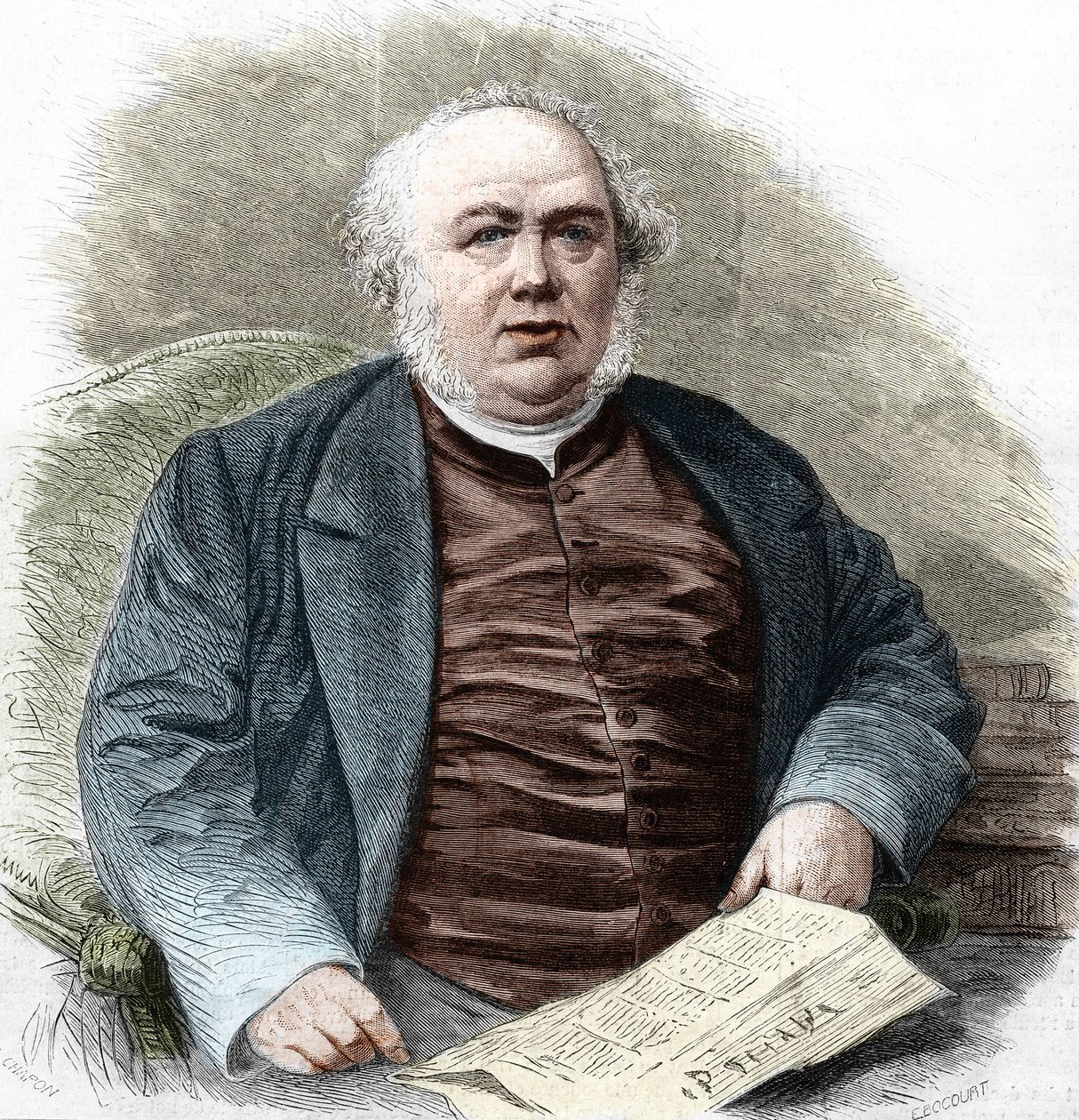 Jules Janin (1804-1874), scrittore francese. da Unknown artist