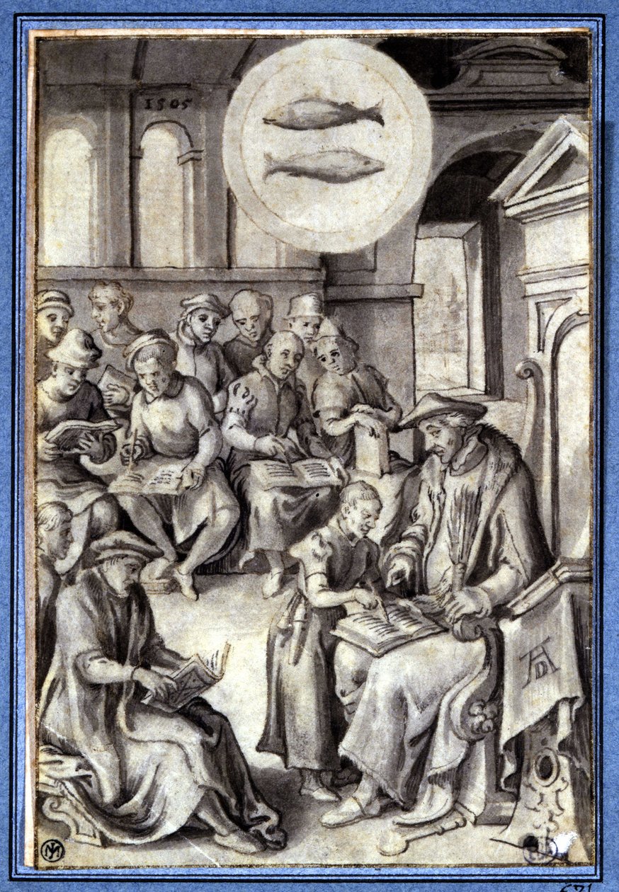 La scuola - Documento anonimo da Unknown artist