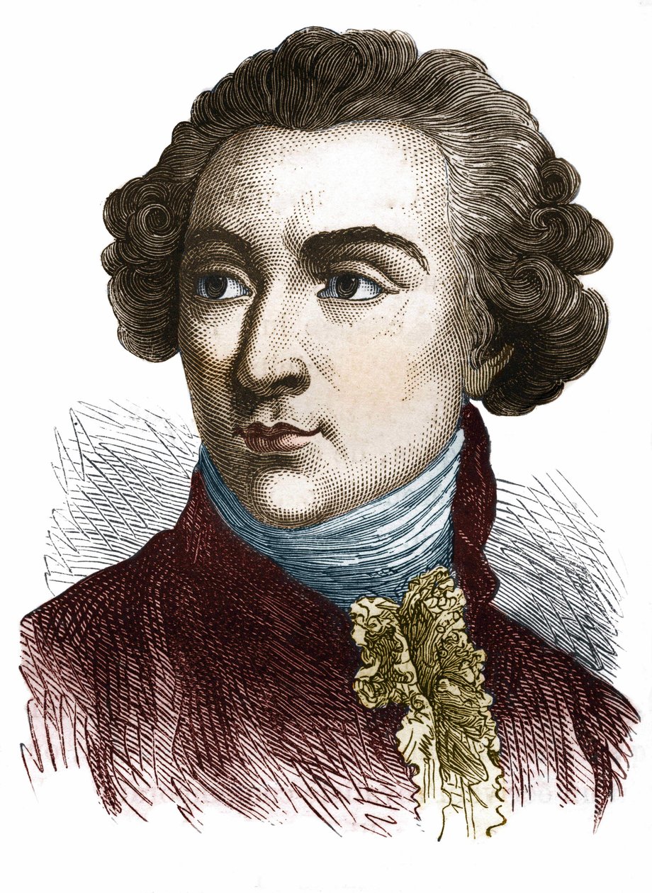 Pierre Choderlos de Laclos (1741-1803), scrittore francese da Unknown artist