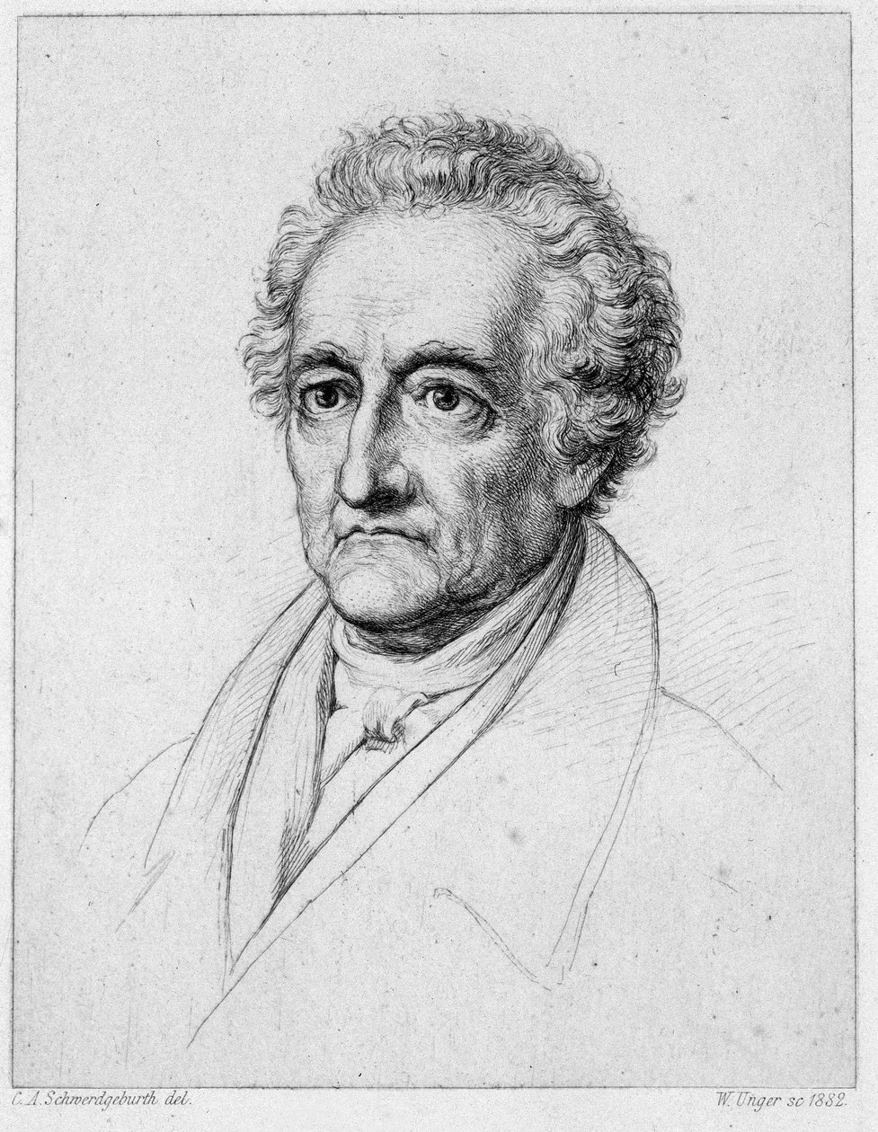 Ritratto di Goethe da Unknown artist