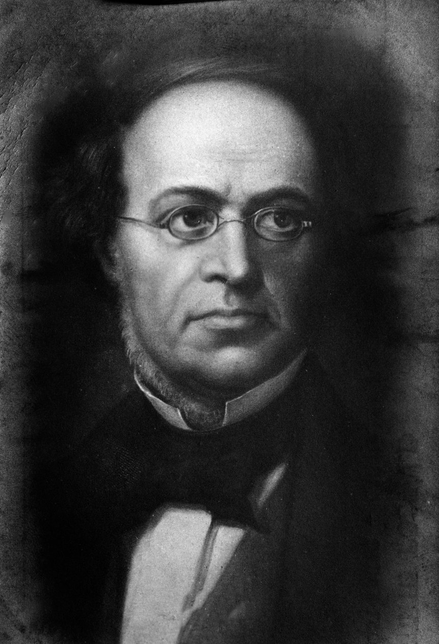 Ritratto di Jacques Halévy (incisione) da Unknown artist