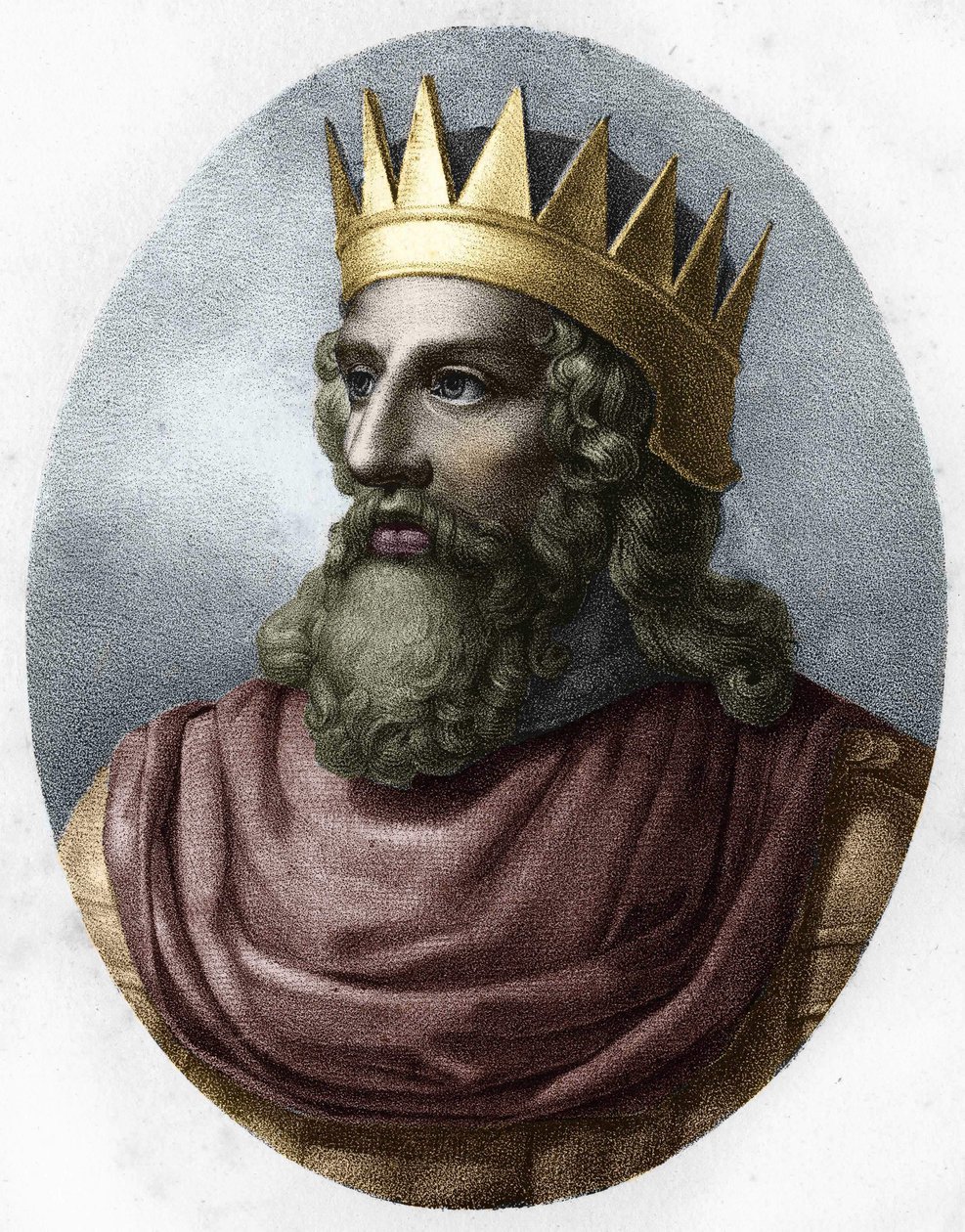 Ritratto di Merovech (ca. 448-ca. 458) da Unknown artist