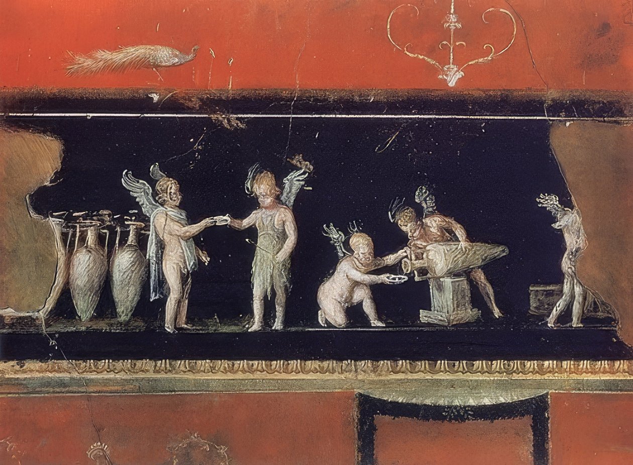 Putti come mercanti di vino da Unknown