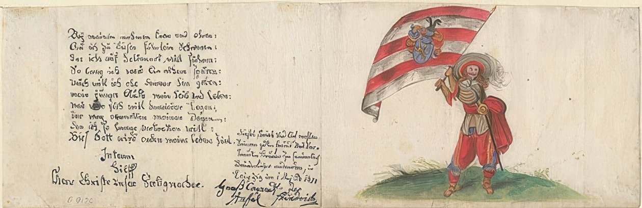 Alfiere svizzero. 1630 da Unknown