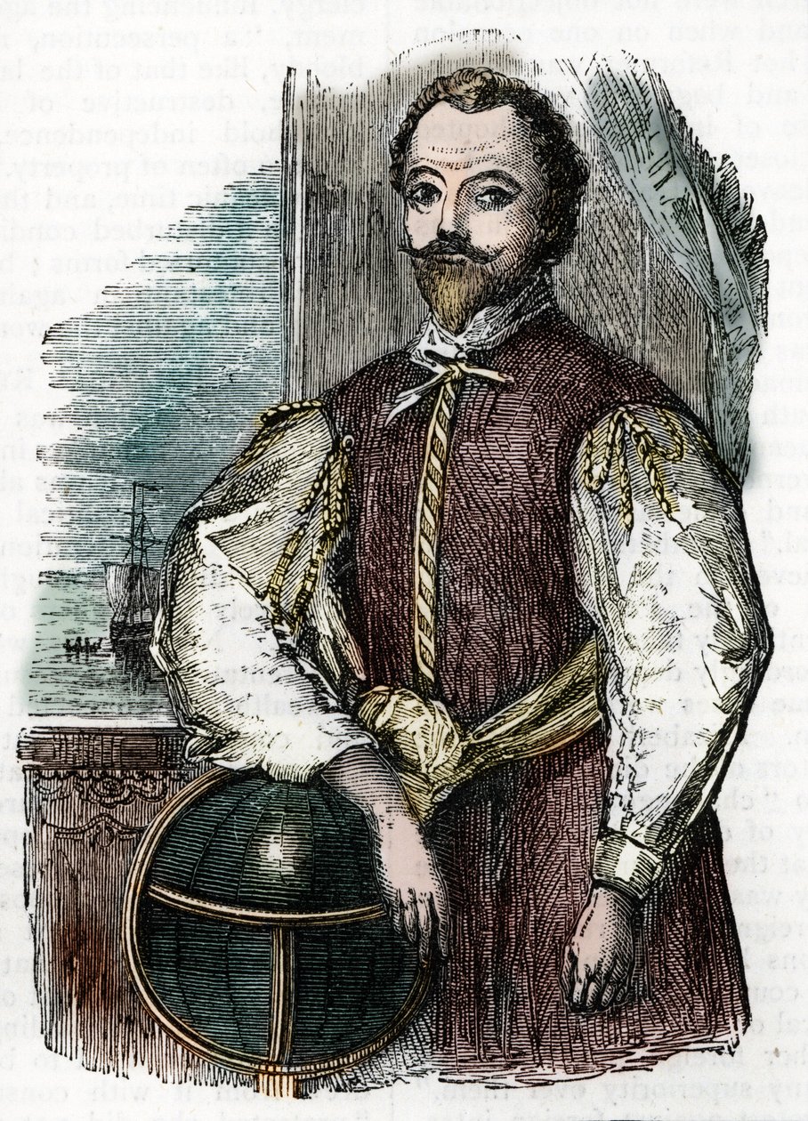 Sir Francis Drake da Unknown artist