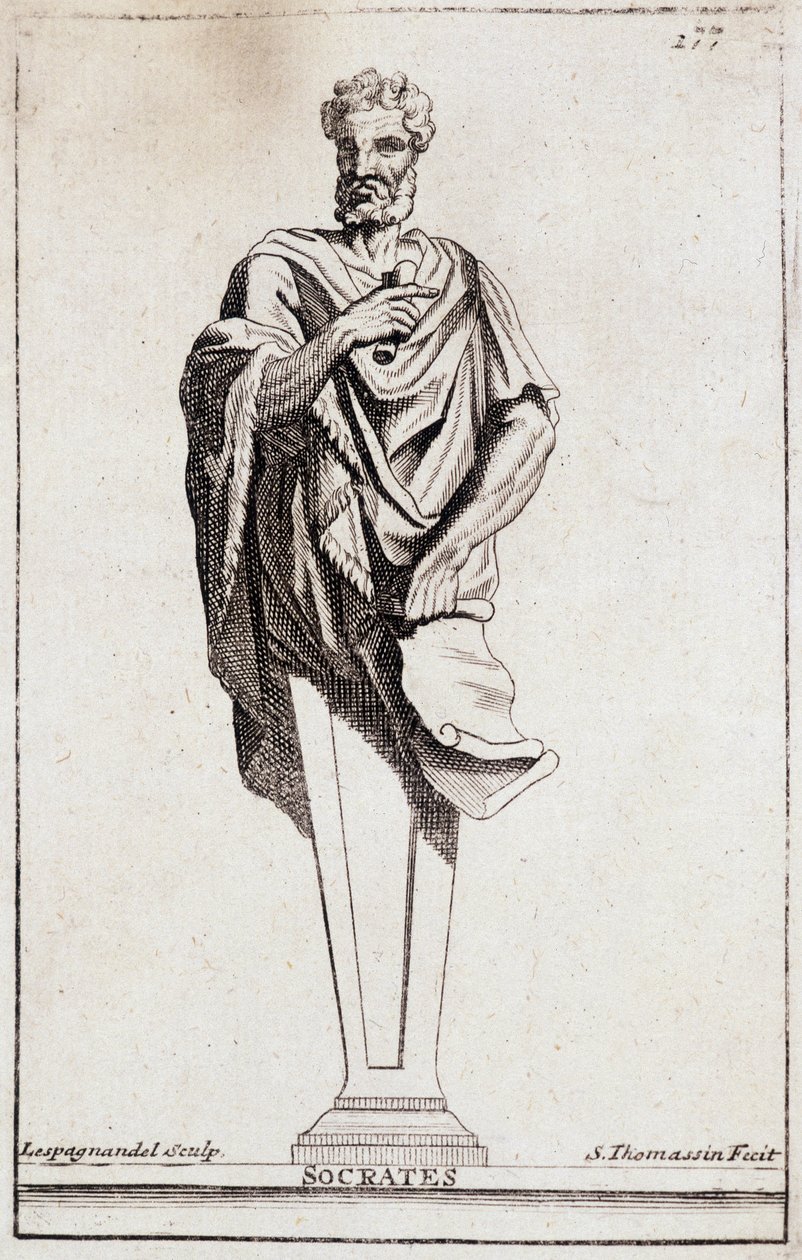 Statua di Socrate da Unknown artist