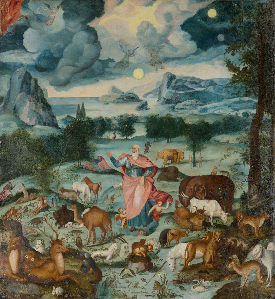 La creazione, circa 1600 da Unknown artist