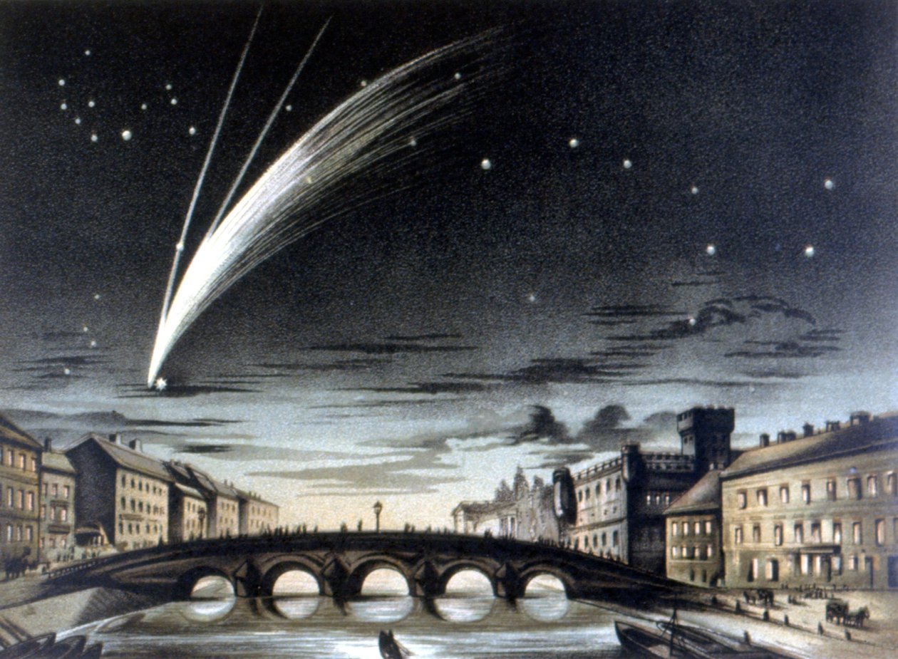 La cometa Donati visibile il 5 ottobre da Unknown artist
