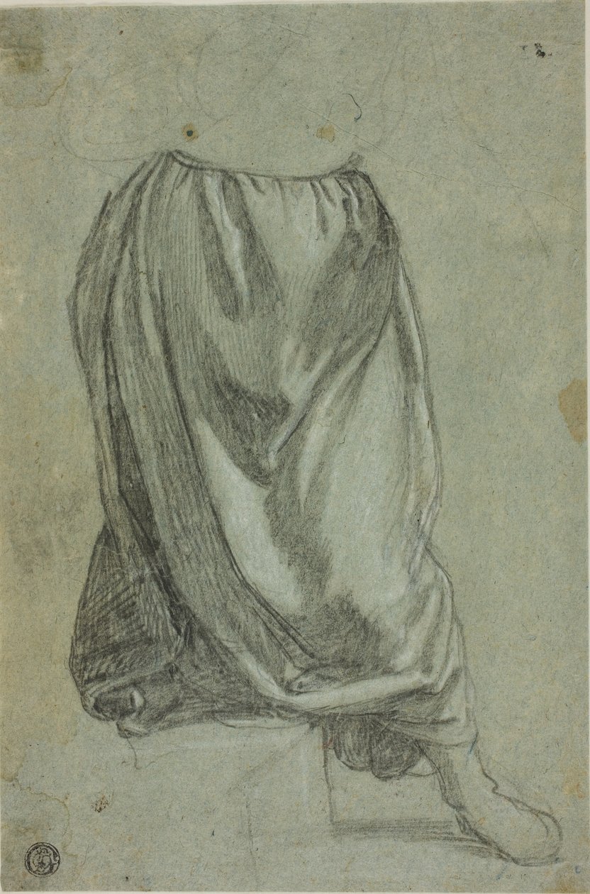 Schizzo di drappeggio da Unknown Florentine