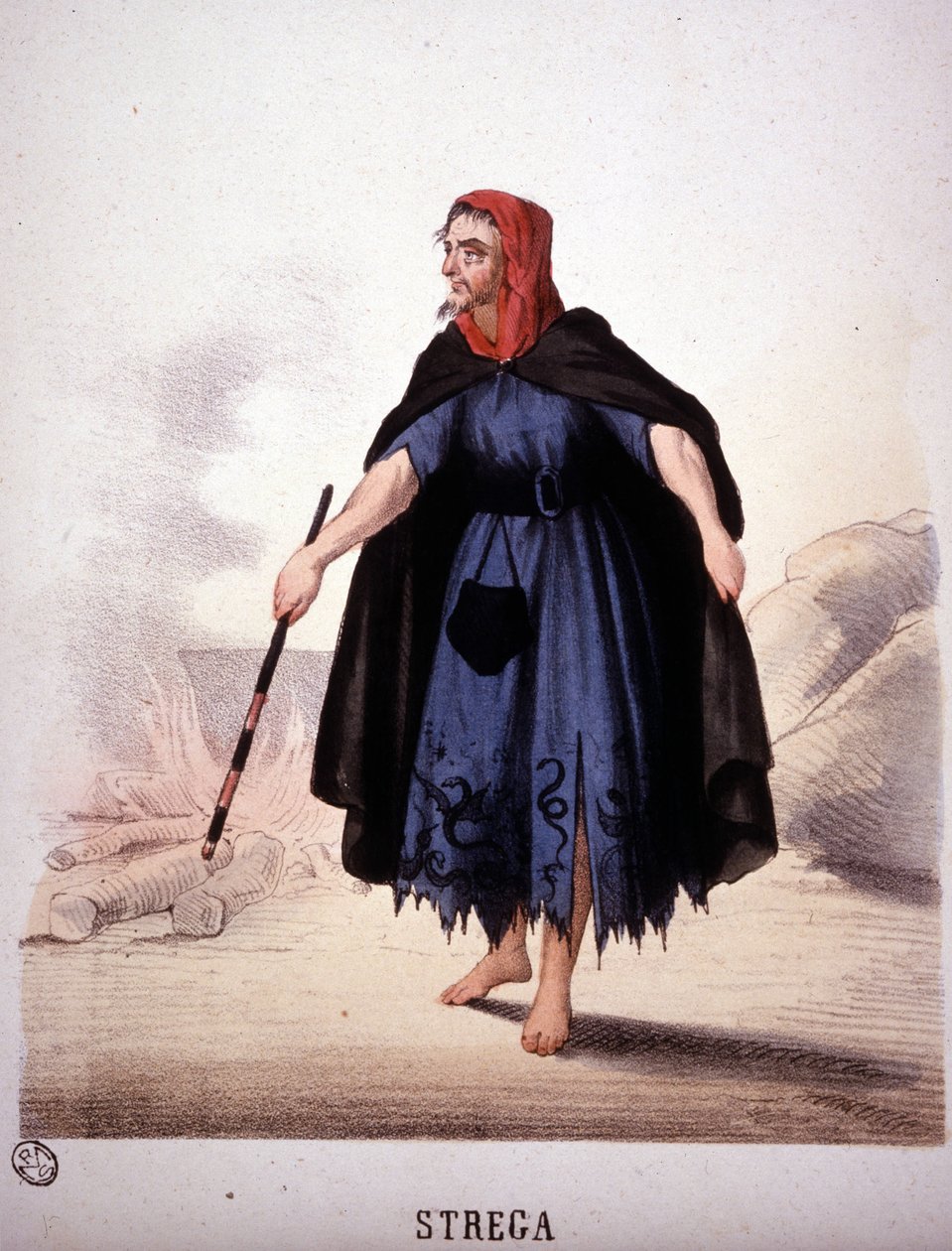 Una strega del Macbeth. da Unknown artist