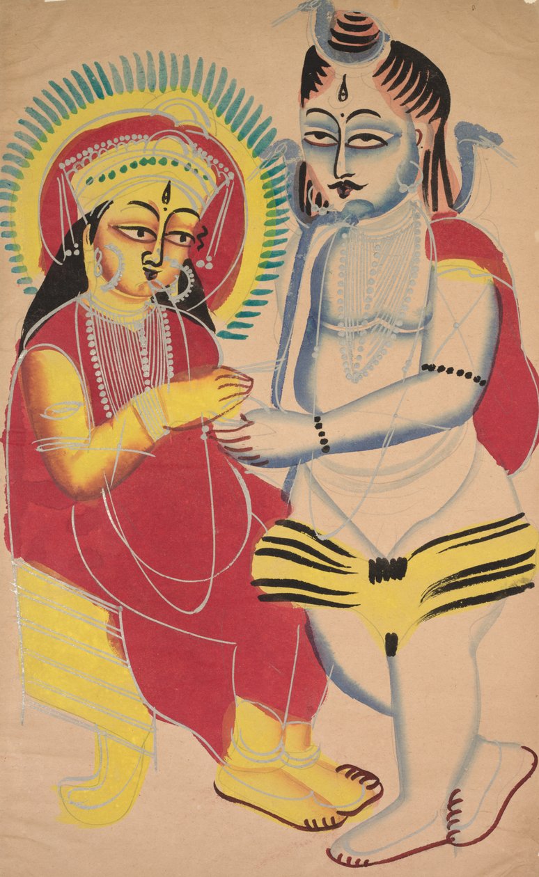 Annapurna e Shiva da Unknown artist