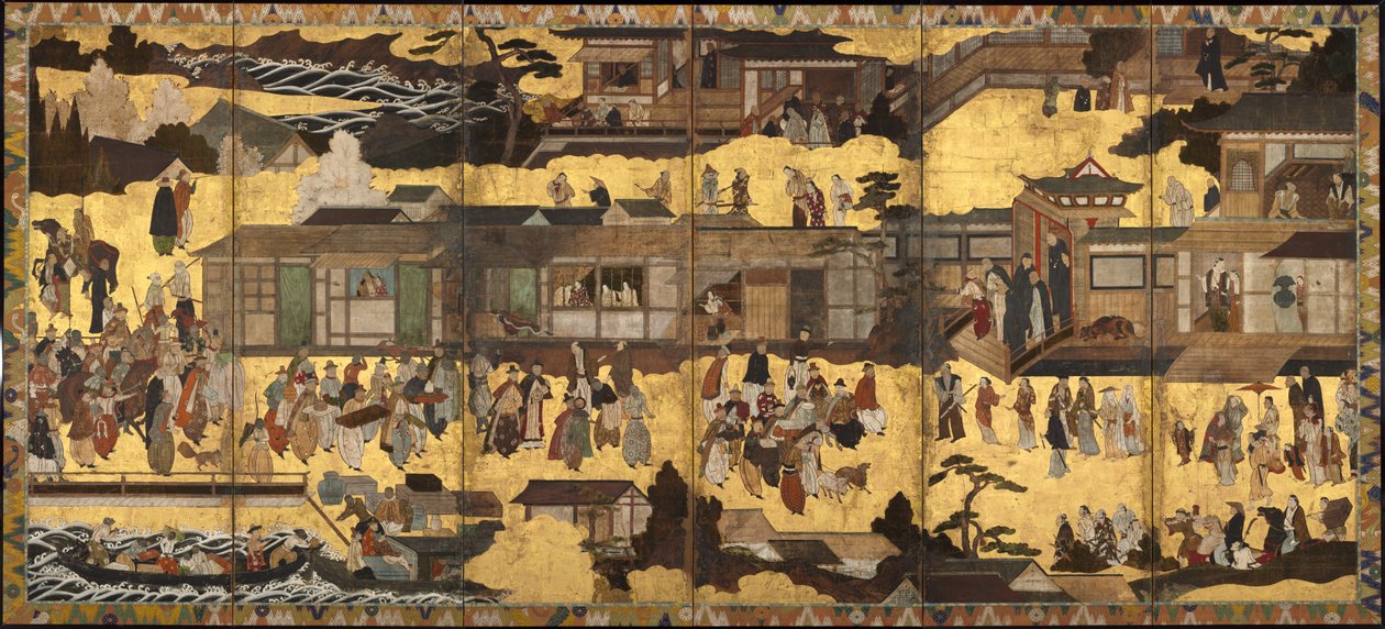 Arrivo dei "Barbari del Sud" da Unknown artist