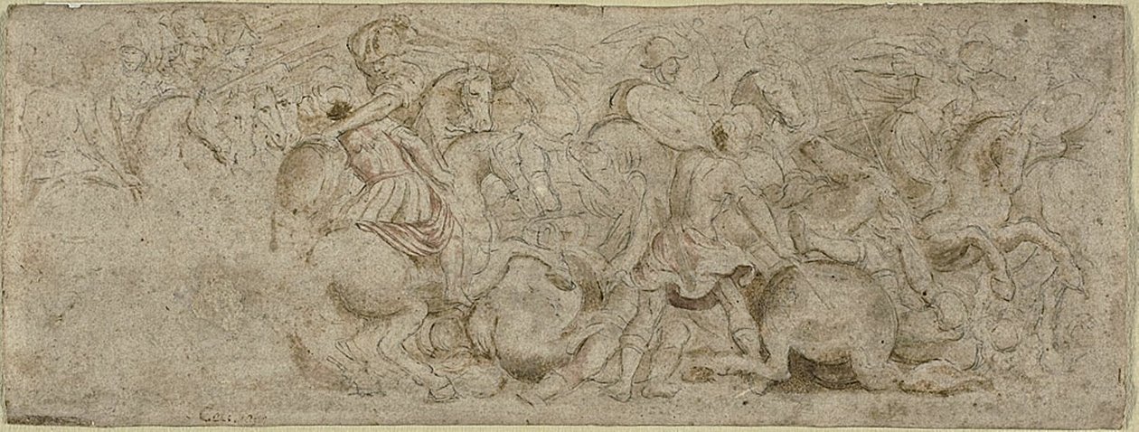 Scena di Battaglia da Unknown artist