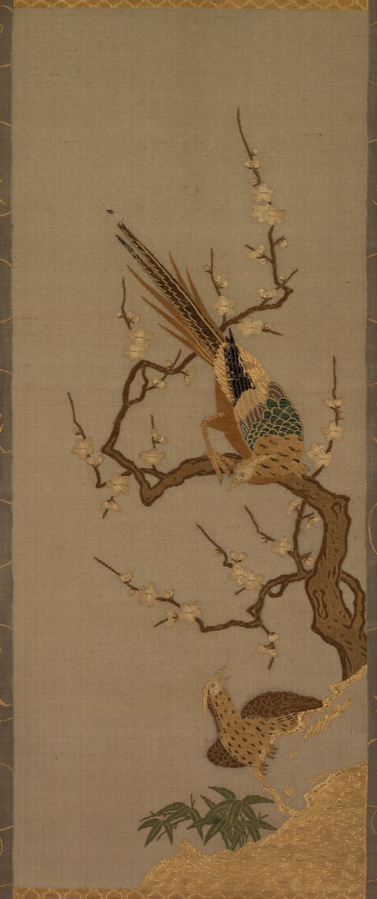 Uccelli su un Albero da Unknown artist