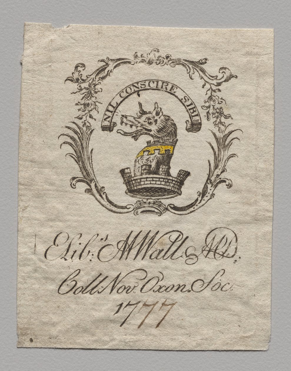 Ex Libris: Elizabeth M. Watt, M.D. da Unknown artist