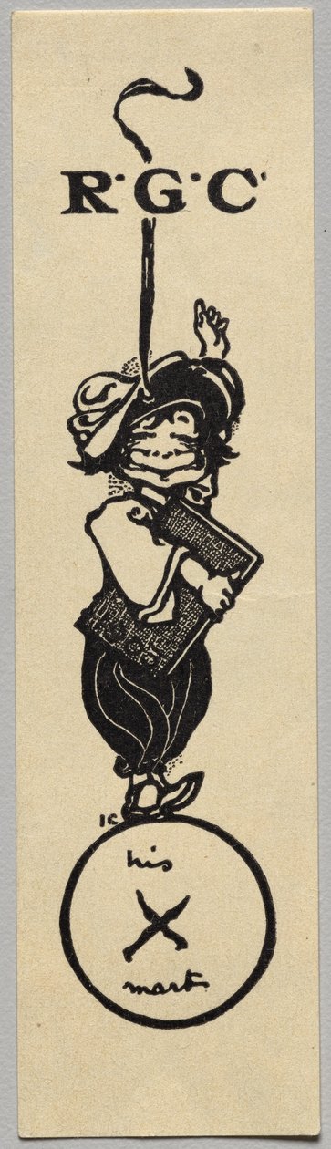 Targhetta del libro: R. G. C. da Unknown artist