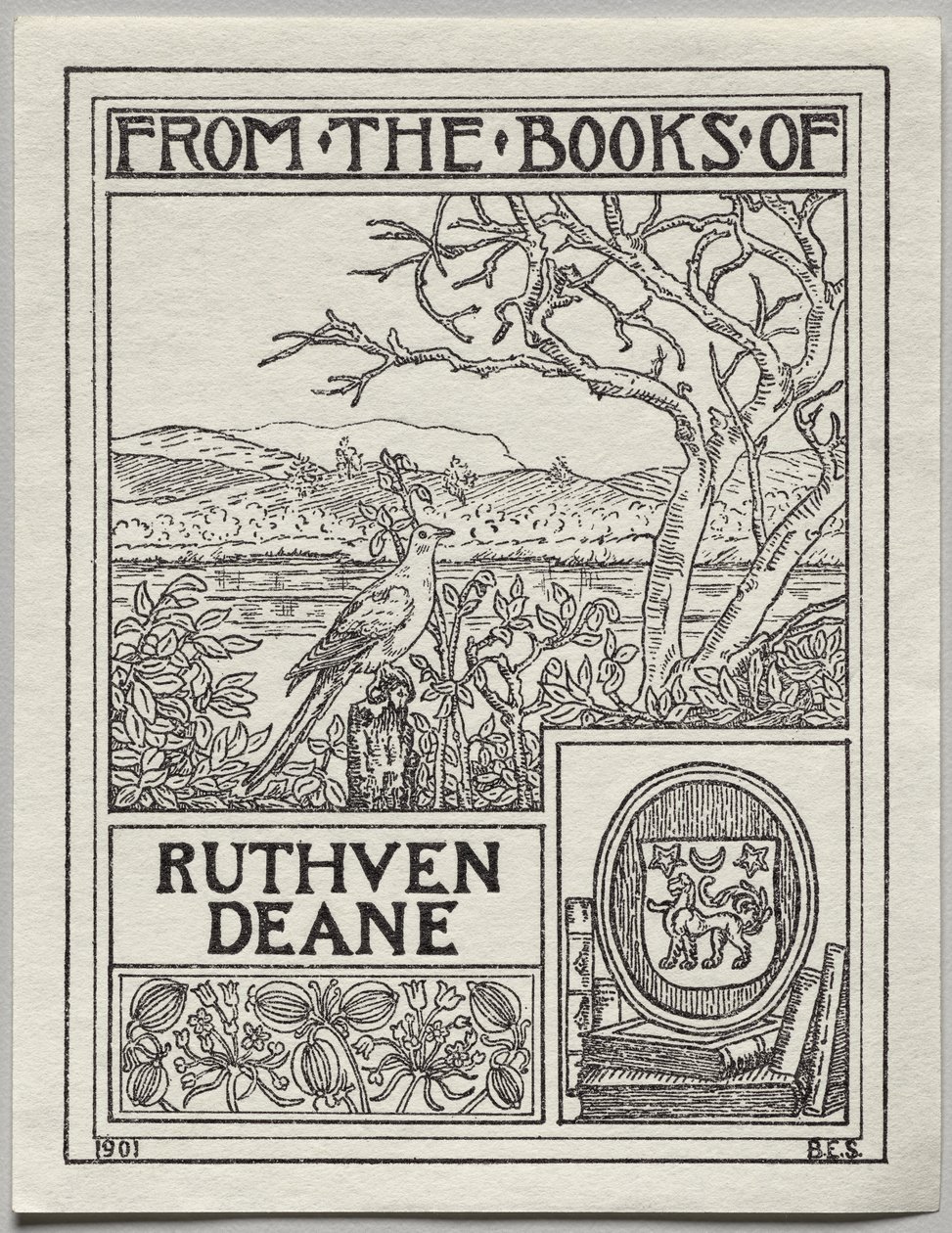 Ex Libris: Ruthven Deane da Unknown artist