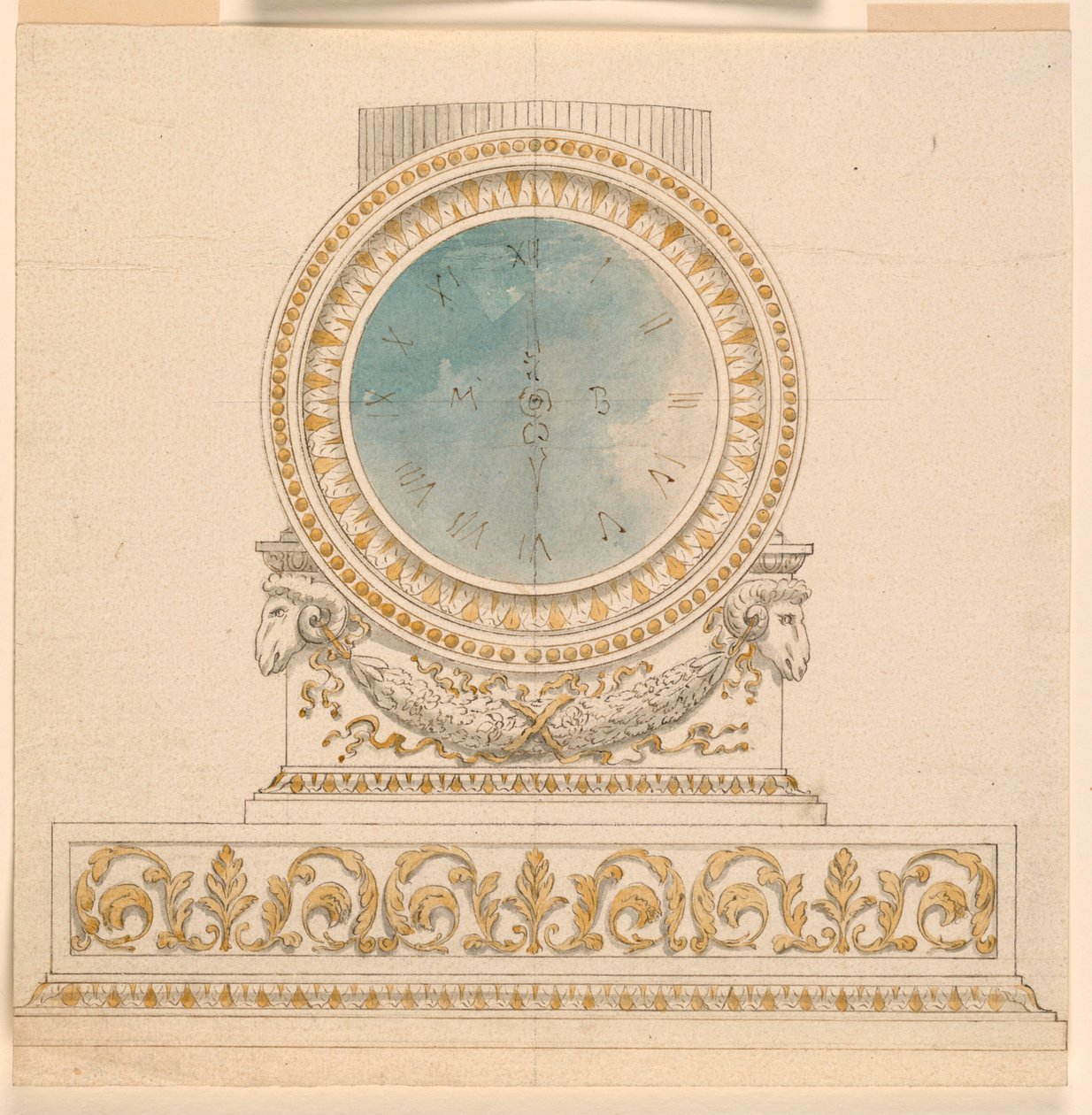 Progetto per un Orologio da Unknown artist