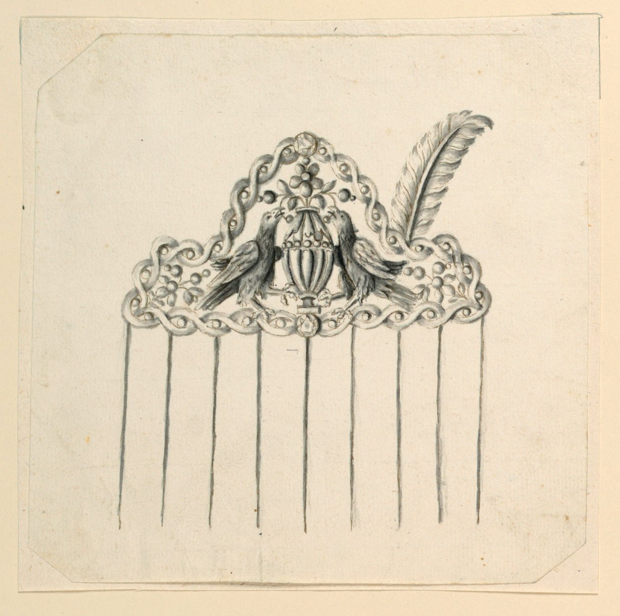 Progetto per un Pettine da Unknown artist