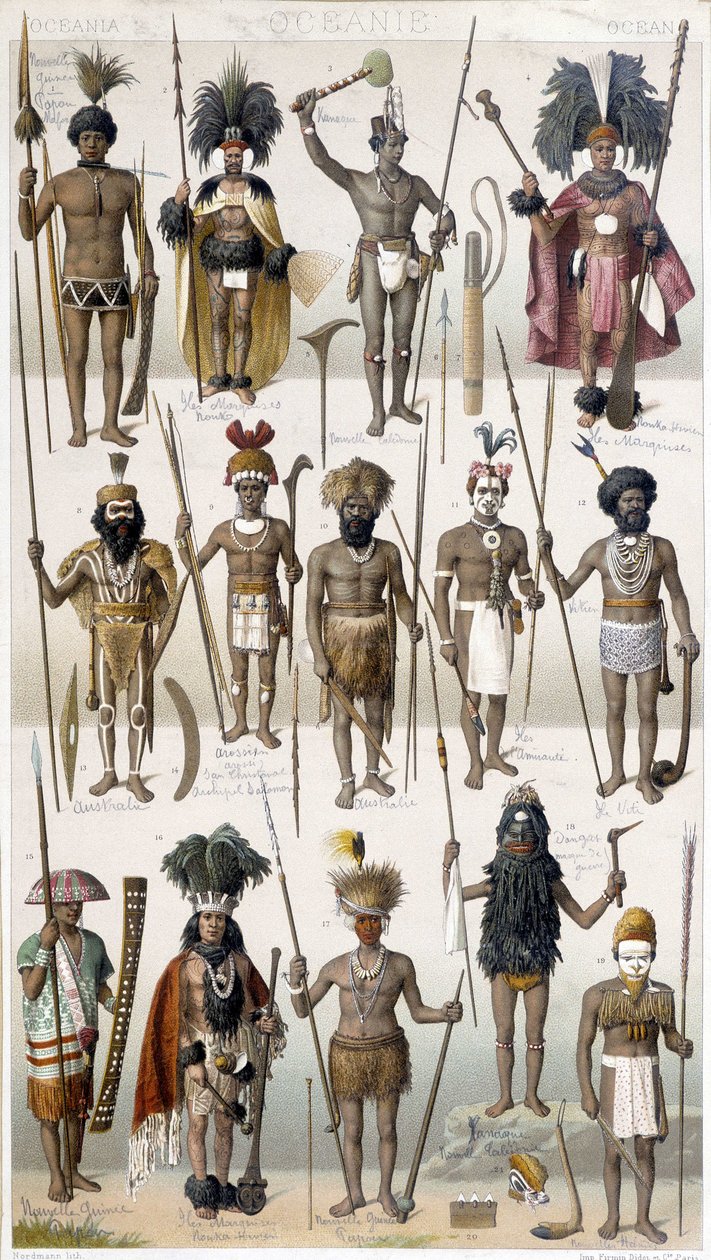 Costumi diversi dei guerrieri dell
