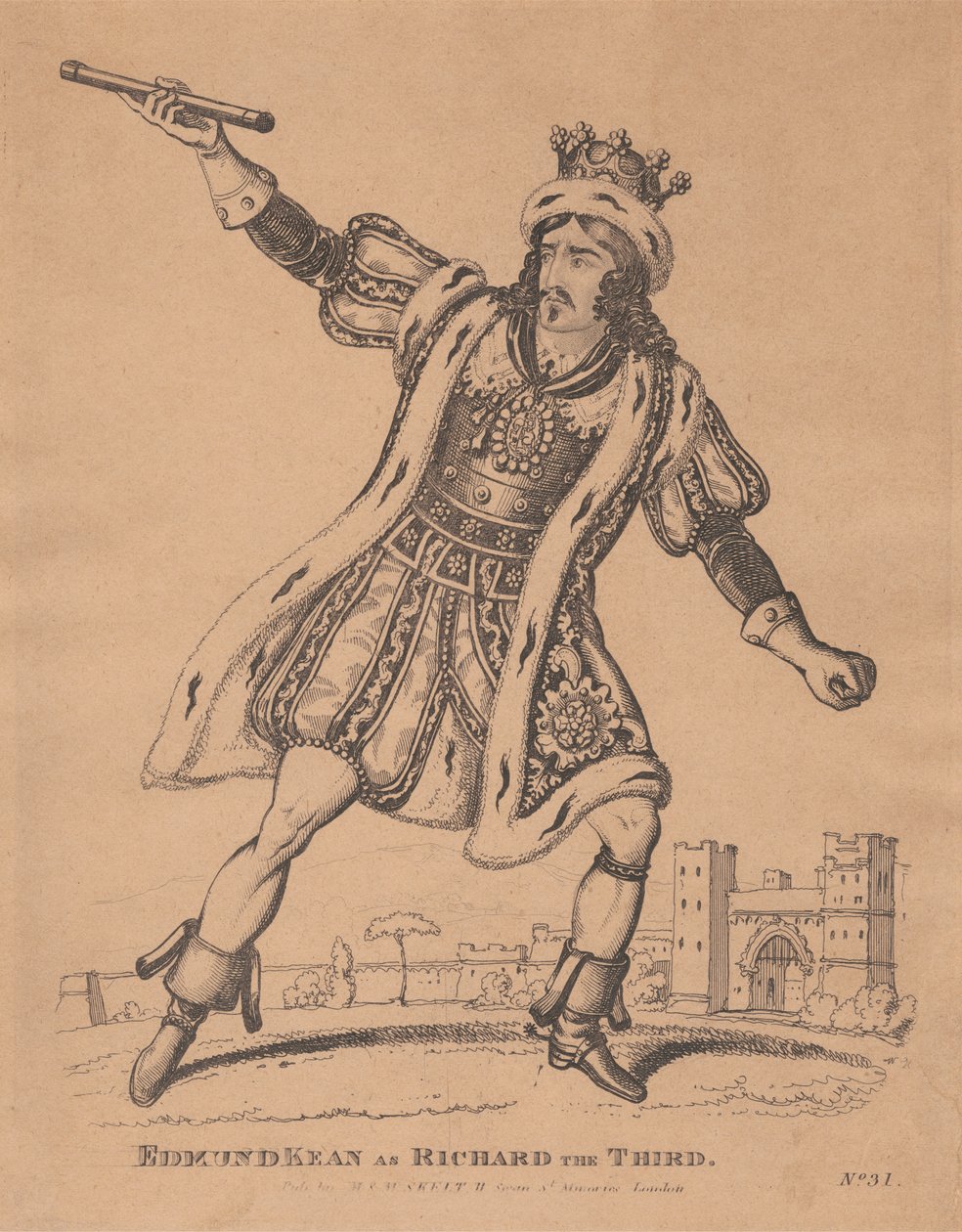 Edmund Kean come Riccardo III da Unknown artist