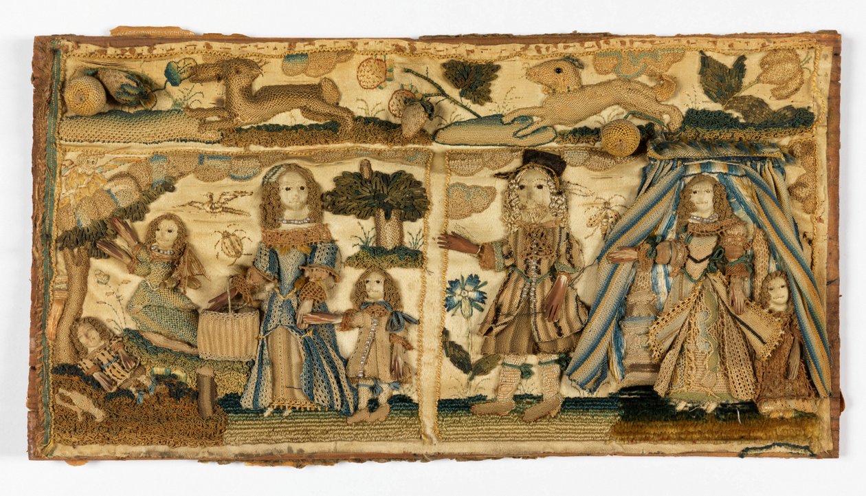 Pannelli ricamati da Unknown artist