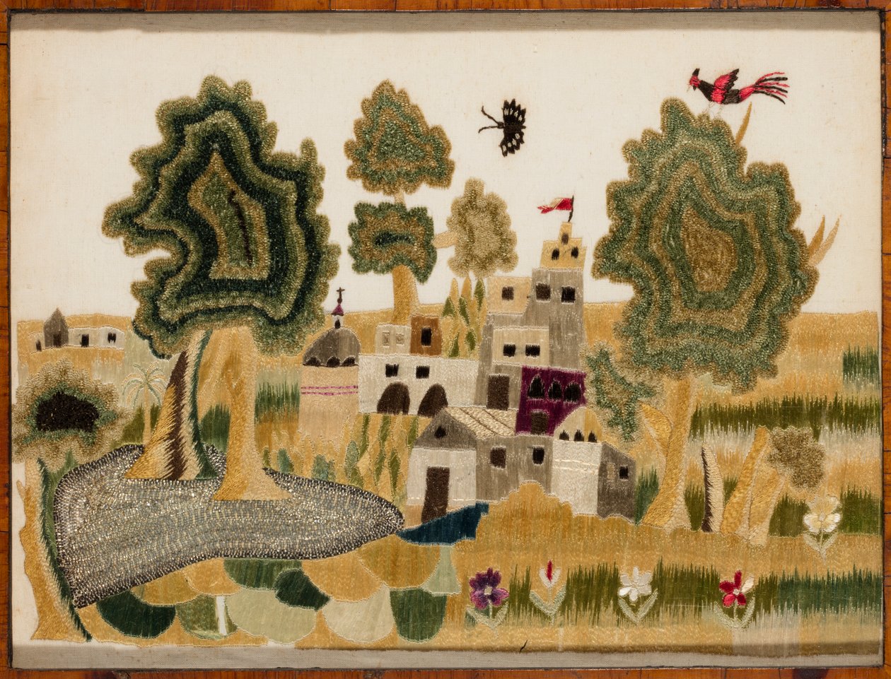 Quadro ricamato da Unknown artist