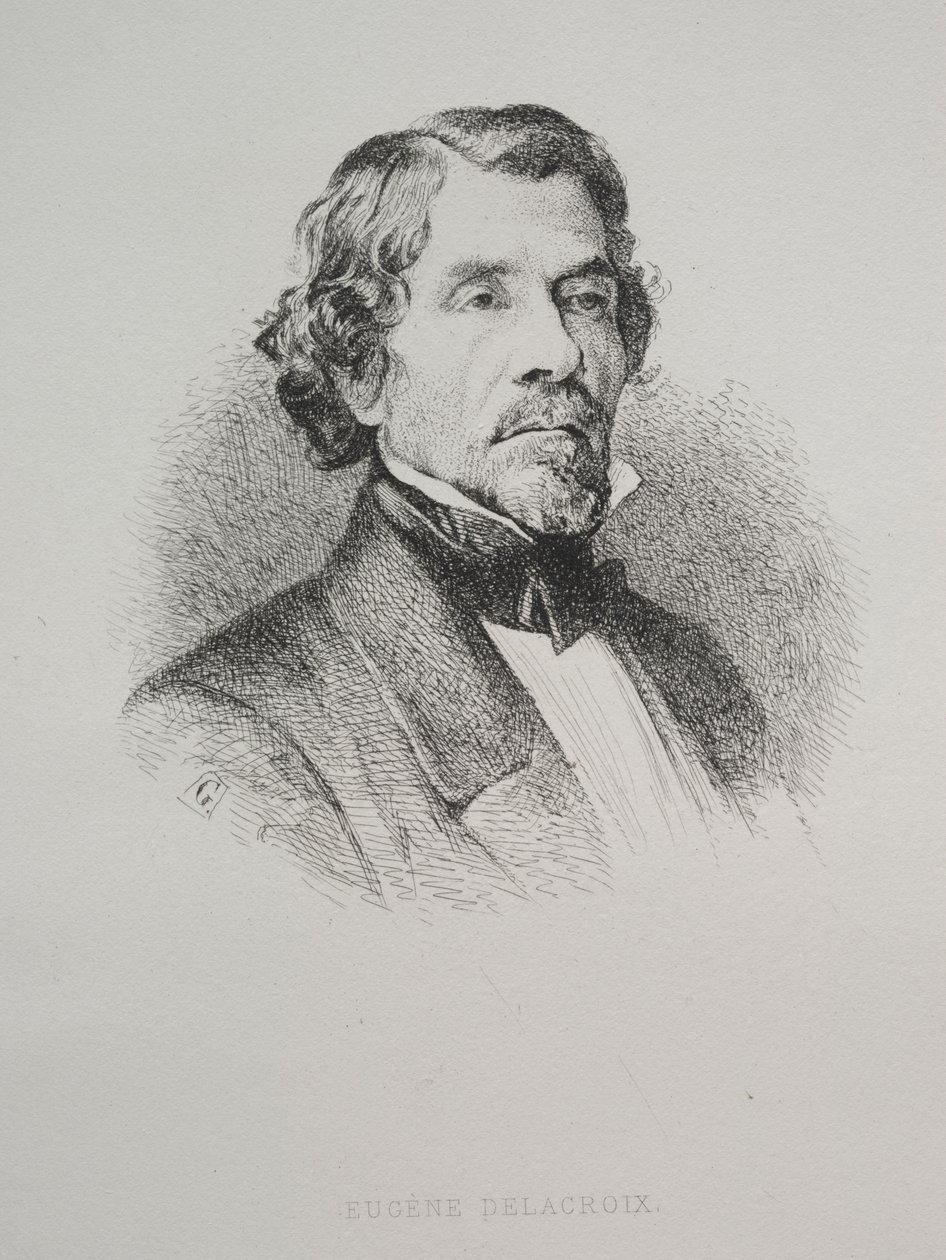 Eugène Delacroix da Unknown artist