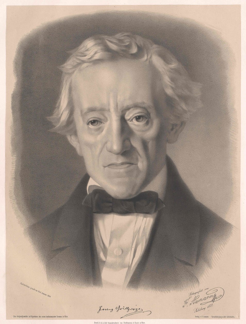 Franz Grillparzer da Unknown artist