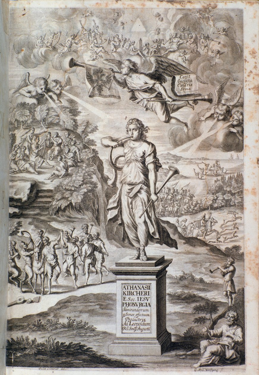 Frontespizio di Phonurgia nova (1673) da Unknown artist